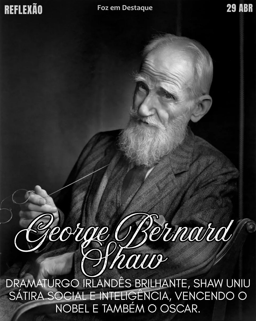 "O sucesso não consiste em nunca cometer erros, mas em nunca cometer o mesmo erro pela segunda vez."  George Bernard Shaw