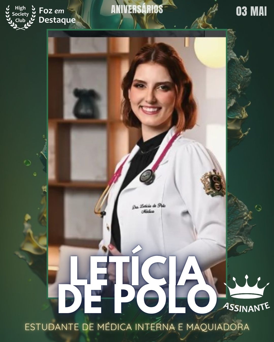 Estudante de Médica Interna  e Maquiadora [💎 VIP - HIGH SOCIETY CLUB]