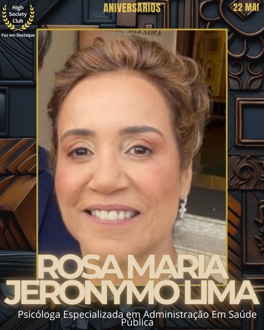 18 Rosa Maria Jeronymo Lima Com uma sólida formação, a Psicóloga