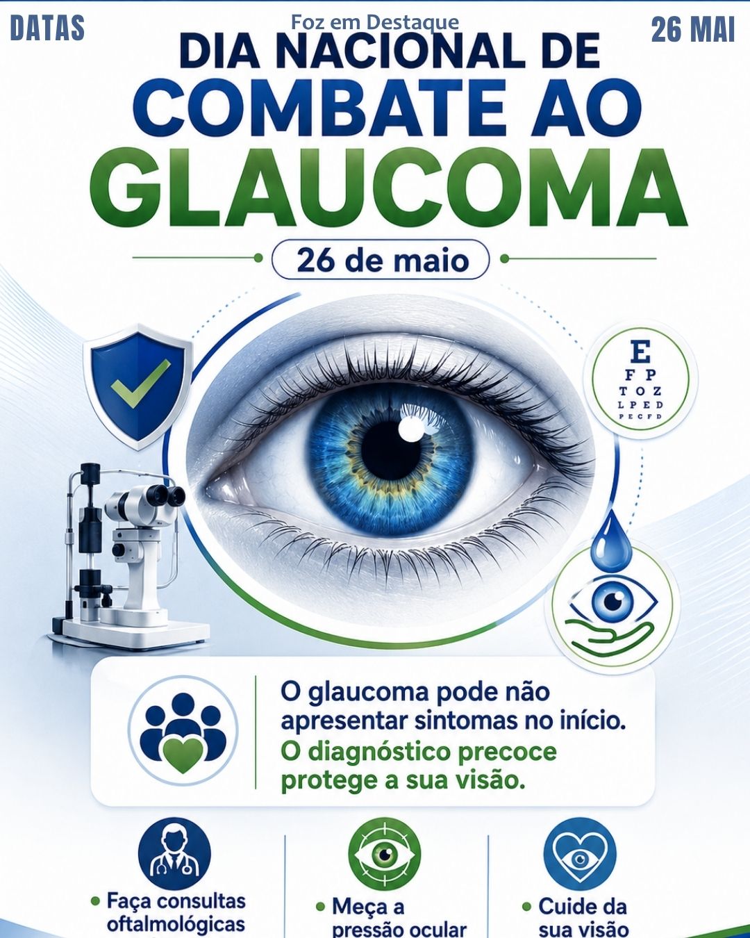 6 DATAS COMEMORATIVAS FOZEMDESTAQUE 26/05/2026
